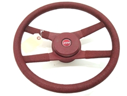 1970 - 1981 Camaro Steering Wheel with Ribbed (Roped) Outer Grip, 4 Bar, GM Used 9761838