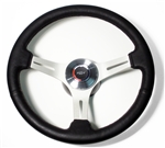1967 - 1989 Camaro Steering Wheel Kit, Custom Black Leather