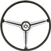 1967 Camaro Z87 Deluxe Steering Wheel with Spokes and Polished Chrome Spider Insert, 9746436