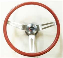 1967 - 1989 Camaro RED Comfort Grip Steering Wheel Kit, 14 Inch Diameter