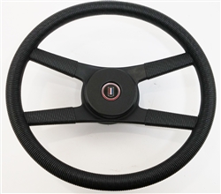 1970 - 1981 NEW 9761838 Camaro 4-Bar Rope Steering Wheel Kit with RED, WHITE & BLUE SHIELD Horn Button 332649, Now Available.