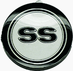 1968 Camaro Super Sport Horn Cap Button Emblem Insert, SS