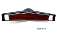 1969 Standard Steering Wheel Horn Shroud with Rosewood Insert