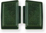 1969 Horn Buttons Set, Standard, Dark Green, Pair LH and RH