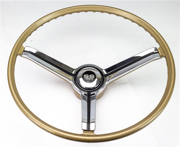 1967 Camaro SS 350 Steering Wheel, Gold Used GM