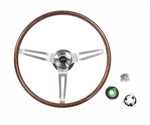1969 Camaro Rosewood Steering Wheel Kit, for Non-Tilt Columns