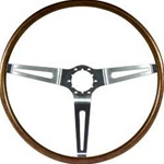 1967 - 1968 Camaro Steering Wheel, Walnut Woodgrain, 9746195