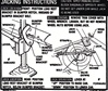 1969 Camaro Trunk Jacking Instruction Decal, 3949506