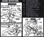 1970 Camaro Trunk Jacking Instruction Decal, 3990417