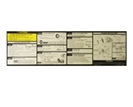 1991 - 1992 Camaro Trunk Jacking Instruction Information Decal, 14098162