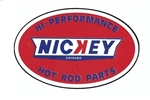 NICKEY Chicago Hi-Performance Hot Rod Parts Decal, 6 Inch Wide, Each