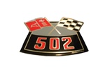 502 Crossed Flags Air Cleaner Breather Decal