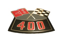 Air Cleaner Decal, 400 Cross Flags