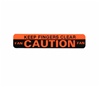 Radiator Support Fan Shroud Caution Fan Decal, Orange