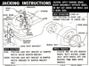 1969 Camaro Trunk Deck Lid Jacking Instruction Information Decal, SS Super Sport Wheels, 3984091
