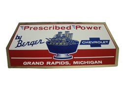 Prescribed Power By Berger Chevrolet, Grand Rapids, Michigan Decal Sticker