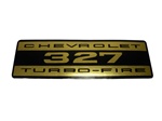Chevrolet Valve Cover Decal, 327 Turbo-Fire, Each