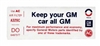1973 Air Cleaner Decal, Keep Your GM Car All GM, Z28, DO, 6487577