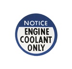 1978 - 1982 Decal, Engine Coolant Only Notice