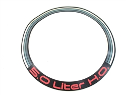 1982 - 1986 Camaro Air Cleaner Decal, 5.0 Liter H.O. Circle Ring