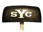 1969 Yenko SYC Camaro Headrest Decal Set White, Pair