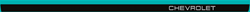 1986 - 1987 Camaro Rear Bumper Insert Stripe Decal, CHEVROLET