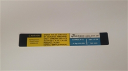 1980 Air Conditioning Evaporator Box Harrison Decal