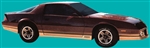 1985 - 1986 Camaro Z28 Decal Stripe Kit, Complete Set