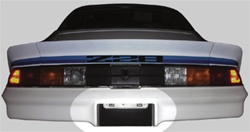 1978 - 1981 Camaro Rear Bumper License Plate Blackout Decal