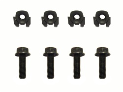 1967 - 1981 Camaro Front Lower Shock Mounting Bolts and Clips Set