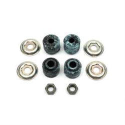 1967 - 1981 Camaro Front Upper Shock Mounting Hardware Set: Bushings, Washers, and Nuts