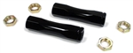 1970 - 1981 Detroit Speed Tie Rod Adjuster Sleeves Set, Black Billet Steel Pair