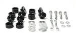 1967 - 1981 Camaro Solid Billet Aluminum Interloc Body Bushings Set, 1/2 Inch Drop Height