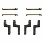 1967 - 1981 Detroit Speed Billet Offset Rear Leaf Spring Shackle Set