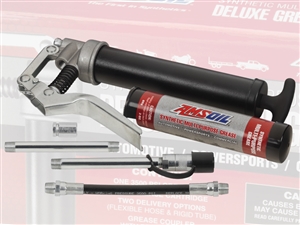 AMSOIL Deluxe Travel Size Grease Gun Kit with (1) 3 oz. Tube