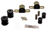 1967 - 1981 Camaro BLACK Polyurethane Rear Sway Bar Bracket/Bushing Kit, 11/16 Inch Diameter