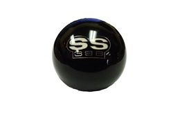 Custom Shifter Knob with "SS 396" Logo, Black