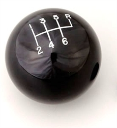 ****Discontinued*** Hurst Shifter Knob in Black , 6 Speed - Stock - 16 MM x 1.50