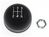 Black 5 Speed Shifter Knob Ball, 16 MM x 1.50 Metric Thread, 2-1/4" LARGE Diameter