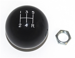 Black 5 Speed Shifter Knob Ball, 16 MM x 1.50 Metric Thread, 2-1/4" LARGE Diameter