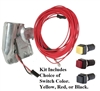 Image of the 1967 - 1969 Camaro Power Remote Trunk Release Latch, Harness and Button Switch Kit, Choice of Switch Color