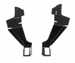 1967 - 1969 Camaro Coupe Rear Window Package Tray and Seat Divider Metal Extension Support Braces, Pair