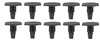 1967 - 1992 Camaro Rubber Weatherstrip Retainer Clips, T Head 10 Pack