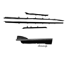 1968 - 1969 Camaro Outer Windowfelt Set, Coupe, 4 Piece, Authentic OE Style