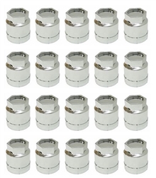 1982 - 2002 Camaro Lug Nut Cover Cap Chrome 20 Piece Set