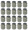 1982 - 2002 Camaro Lug Nut Cover Cap 14102345, MED DARK GRAY 20 Piece Set