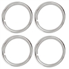 14 X 6 Wheel Trim Rings Set, Rally Wheel Style