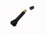Image of a Black Wheel Tire Valve Stem with Cap, 2'' Long