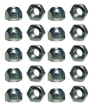 Original Style Lug Nut Set with Diamond Cut for Rally Wheel or Steel Wheel, USA Made