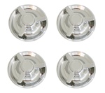 Rallye Wheel Center Caps Straight Spinner - Set of 4